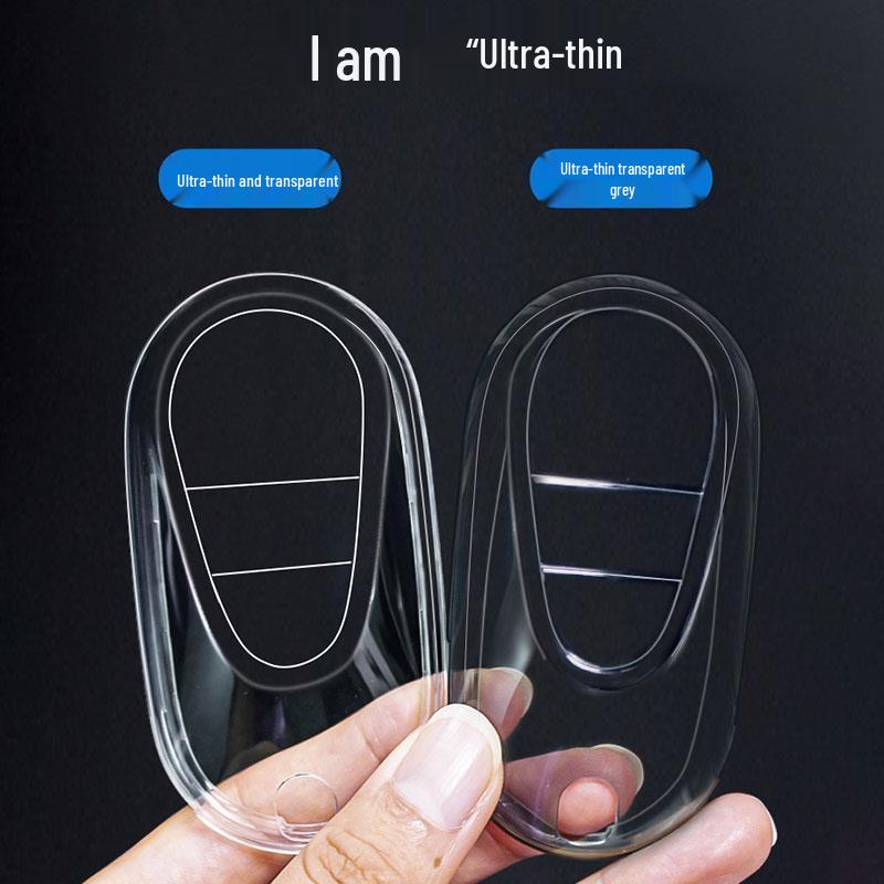 Transparent Mercedes-Benz Key Case for C260, LC200, S400, E-Class, C-Class, EQE, GLC - Unisex