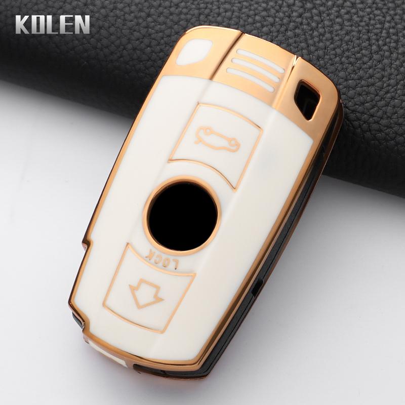 Fashion Tpu Car Key Case Cover For Bmw E90 E60 E70 E87 3 5 6 Series M3 M5 X1 X5 X6 Z4 E71 E72 E88 E89 E91 E92 Protector Keychain