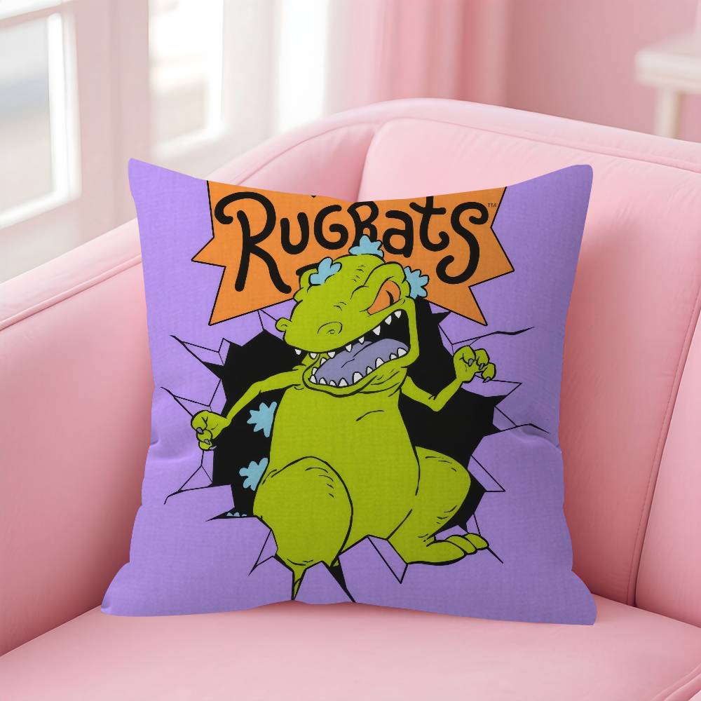 Classic Children Animation R-Rugrats Made Pillow Cover Sofa Cushion Cover Home Room Decoration Children Gift