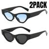 Luxury Cat Eye Sunglasses for Women Fashion Brand Sexy Cat Eye Sun Glasses Shades Vintage Black White Eyewear Big Frame Trendy