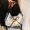 Bow Underarm Bag, Fashionable Handbag, Stylish Single-shoulder Crossbody Bag