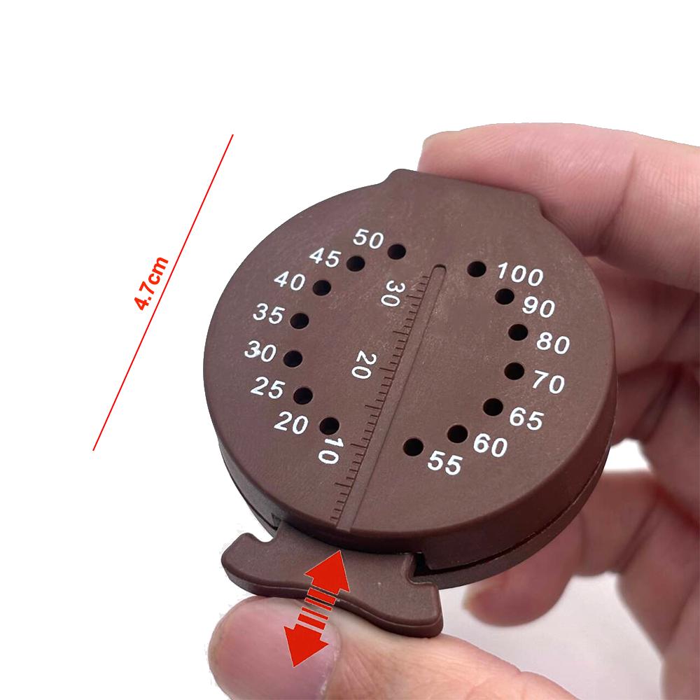 High Precision Endo Ruler Base Gutta Percha Cutter Calibration Tool for Dentists Material