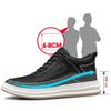 Scarpe da ginnastica da uomo con rialzo, scarpe con rialzo per uomo, solette da 8 cm, casual, in vera pelle, sportive, con rialzo, scarpe alte