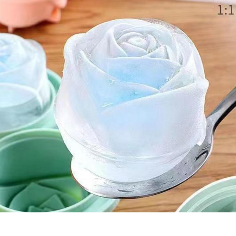 

Креативная роза, пищевая форма для льда, бытовая силиконовая коробка для льда для холодных напитков, виски, льдогенератор 13.5cmx13.5cmx4.5cm синий