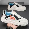 Herren Skate Sneaker Mode Plateau Skateboard Schuhe für Herren Neue Low Top Herren Casual Sneaker Bequeme Schnürschuhe Trendschuhe