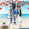 1pc Erling Haaland Beach Towel, Multi-functional Beach Towel for Outdoor Activities Beach Swimming and Travel