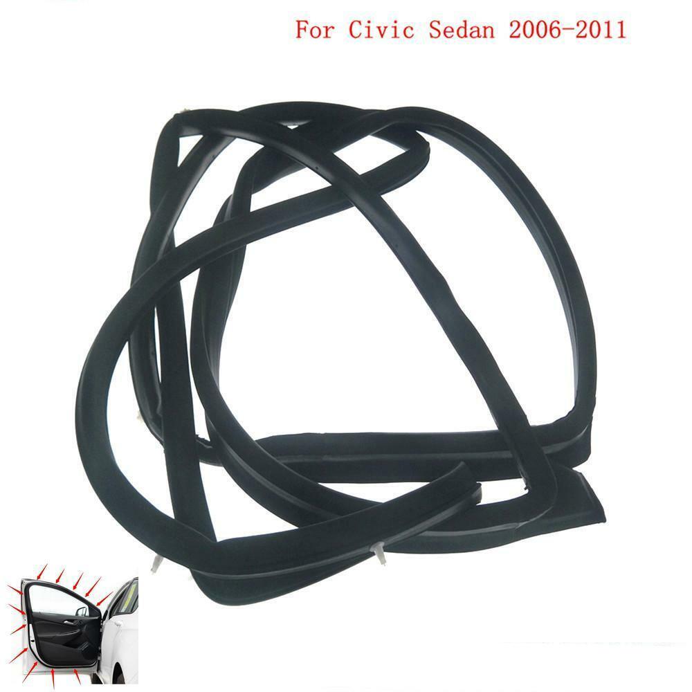 Front Left Door Weatherstrip Moulding Seal Weather Strip for Honda Civic 2006-11