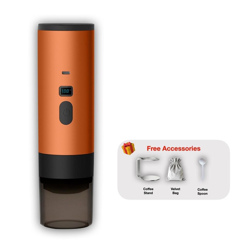 3-in-1 Wireless Portable Espresso Coffee Maker 15Bar Ground & Capsule Compatible Espresso Machine Hot & Cold Brew Coffee Machine