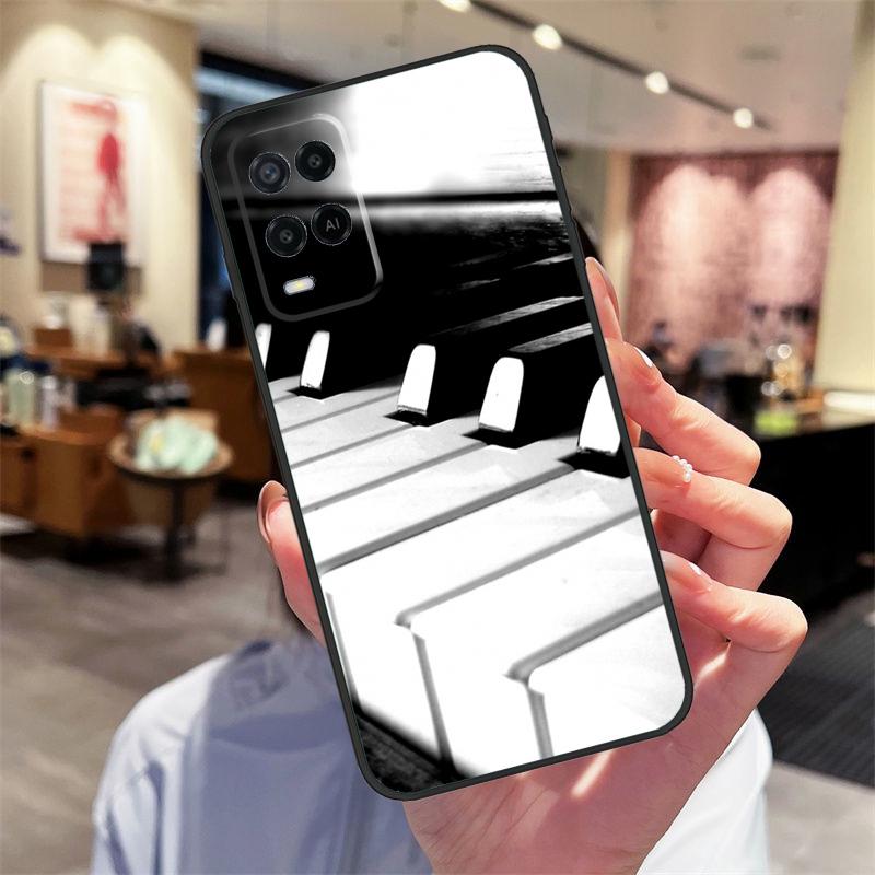 

Piano Keys Keyboard design Case For Oppo A40 A60 A80 A18 A38 A58 A78 A98 A16 A76 A96 A15 A17 A77 A74 A94 A54 A57S Cover OPPO A15