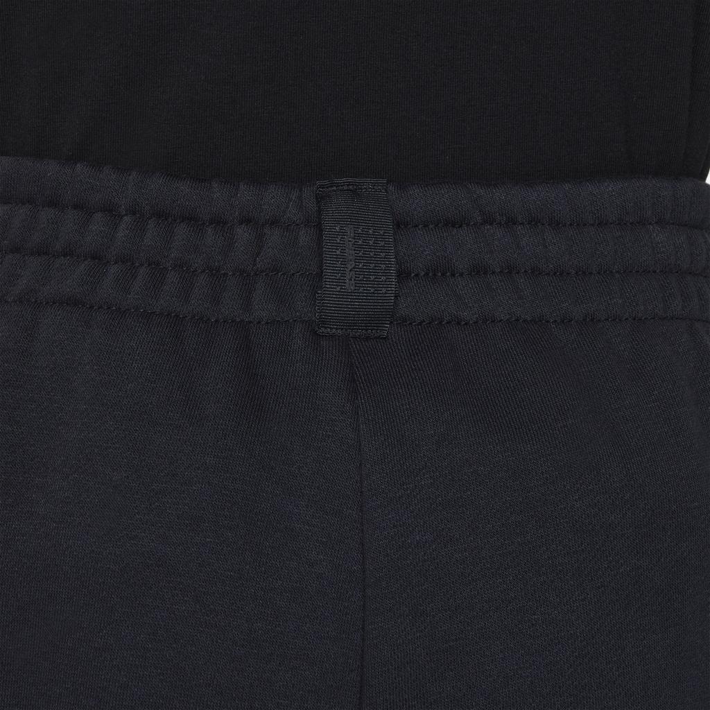 Nike Kids Logo Letter Print Cuffed Knit Sports Pants Kids Bottoms Black DX5138-010