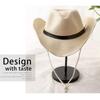 UV Protection Western Cowboy Hat Wide Brim Jazz Hat Fashion Straw Cap  Summer Travel