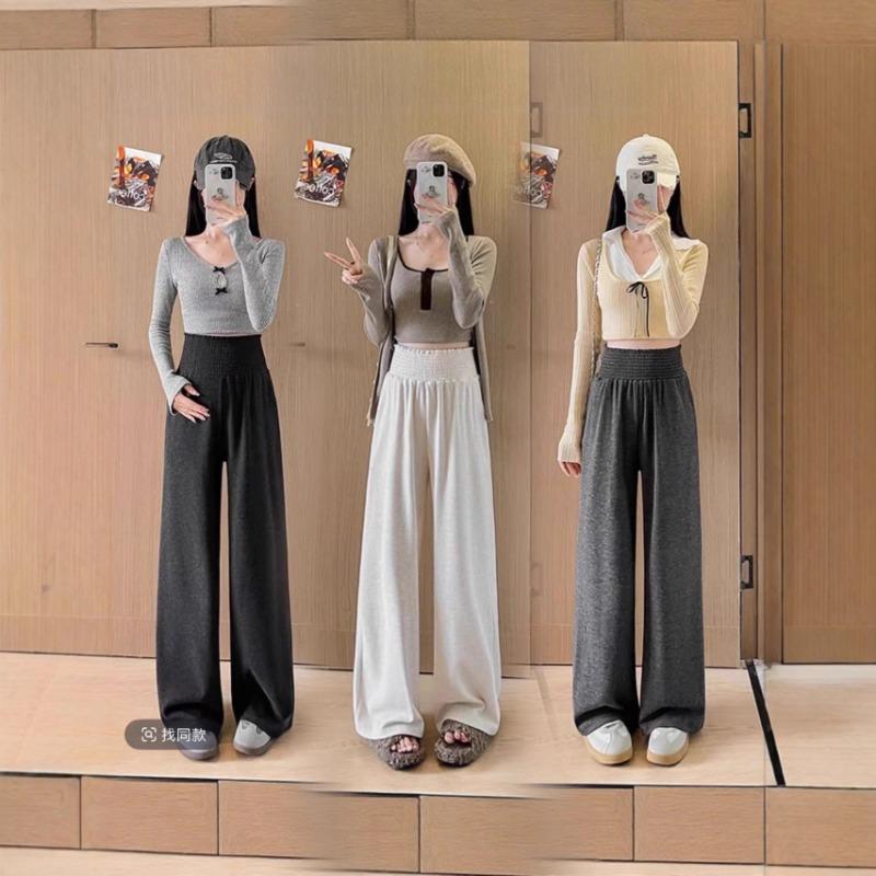 Maternity pants autumn new wide-leg pants outer wear belly support trousers do not restrain the stomach spring and autumn casual pants autumn wear