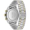 Hugo Boss 1513878 Men's Watch Silver/Gold Strap Green Dial 44 Mm + Box