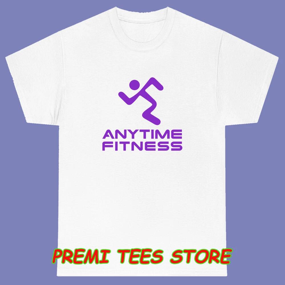 Anytime Fitness Gym Men s White Size S-3XL XL