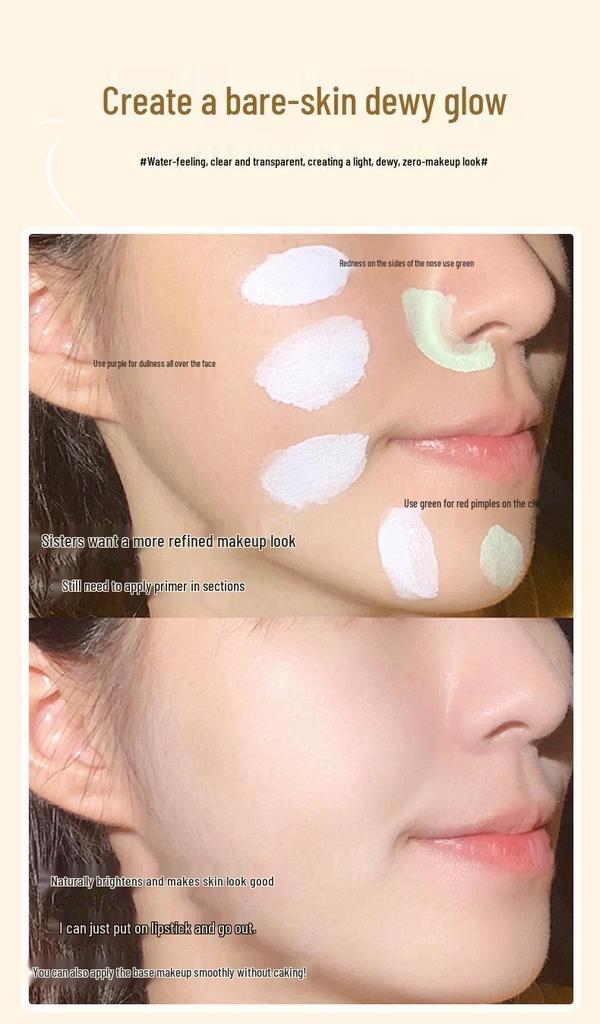 XUXU Lightweight Skin Base Makeup Set: Four-Piece Cosmetic Kit for Students and Parties