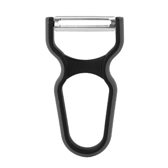 Vegetable Peeler Anti-Slip Rubber Handle Stainless Steel Blade Smooth Peeling Ergonomic U-Shaped Design Kitchen Peeler