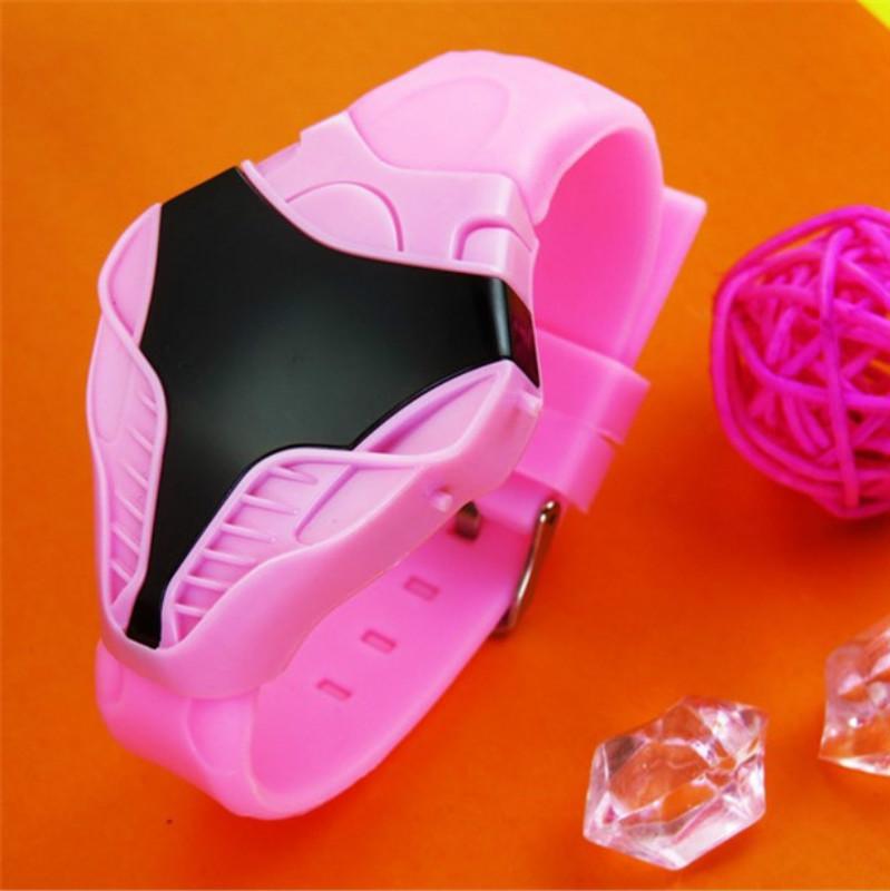 

Мужские роскошные электронные часы из силикагеля, студенческие спортивные наручные часы для молодых мальчиков розовый