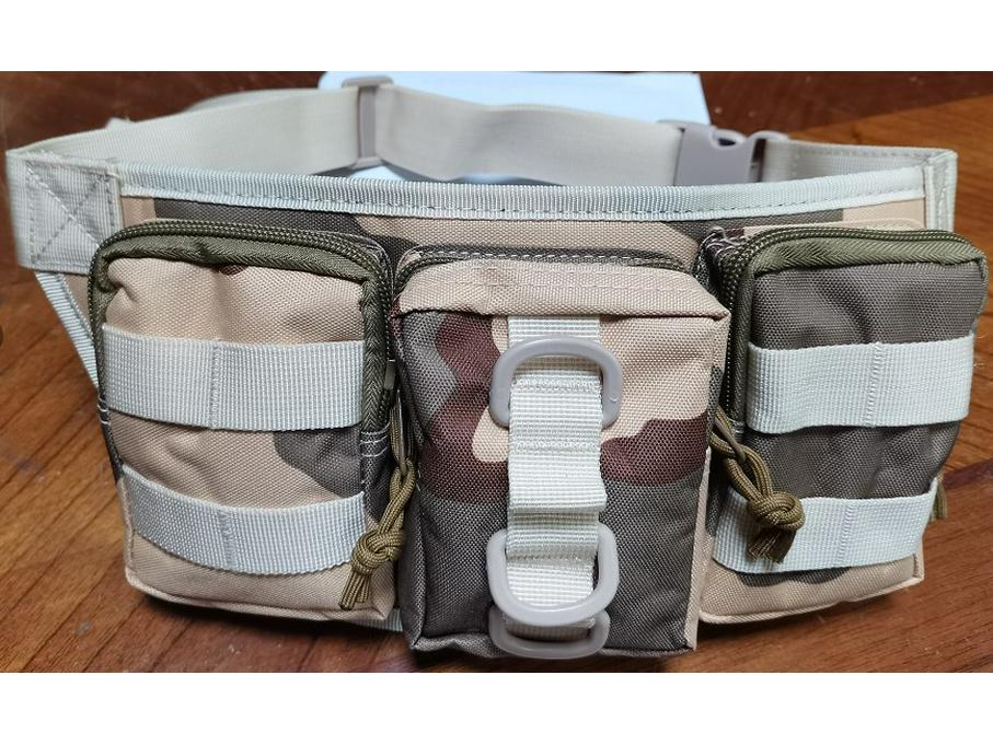 

Камуфляжная водонепроницаемая тактическая поясная сумка для тренировок на открытом воздухе и велоспорта One Size