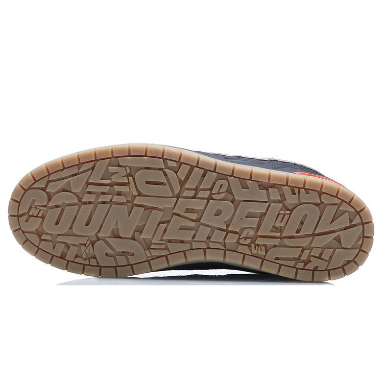 Li Ning Skateboard Shoes Men's Low top Ebony Black AGCQ323-1