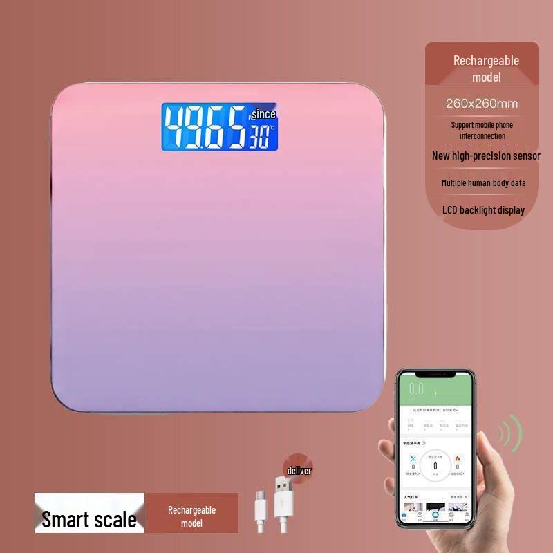 Compact Smart Body Fat Weighing Scale for Adults and Girls