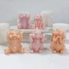 Creative Squirrel Silicone Candle Mold Squirrel Shape Ornament Moulds Silicone Craft Molds Silicone Texture for Crafting