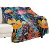 Wild Flowers 2 Throw Blanket Fuzzy Plush Throw Blanket for Sofa Chair