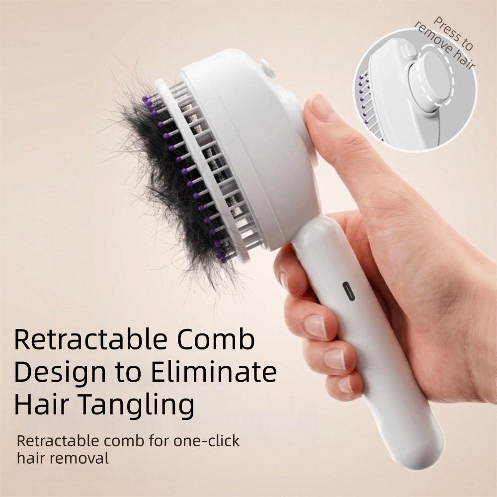 3.7V 500 mAh Rechargeable Spray Hair Comb Lithium Battery Hair Care Brush Scalp Massager  Daily Use