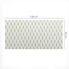 Designer Laptop Protective Pad Diamond Retro Pattern 100x50 cm