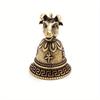 1pc Brass Chinese 12 Zodiac Animals Heads Bell Keychain Pendants Jewelry Vintage Copper Feng Shui Car Key Chain Hanging Keyring Gift