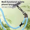 Univerzální šňůrka na telefon proti ztrátě, odnímatelná barevná šňůrka na krk, bezpečnostní poutko na telefon, kroužek na klíče, řetízek, lano s kartou