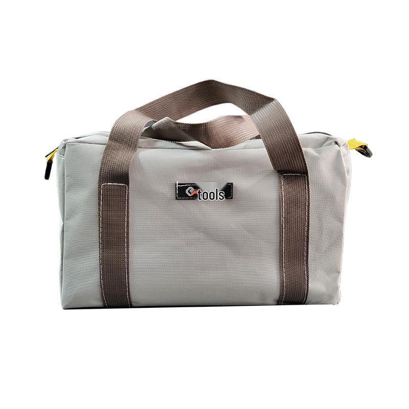 Large Capacity Wear-Resistant Canvas Tool Bag for Electricians, Hardware, and Repairs