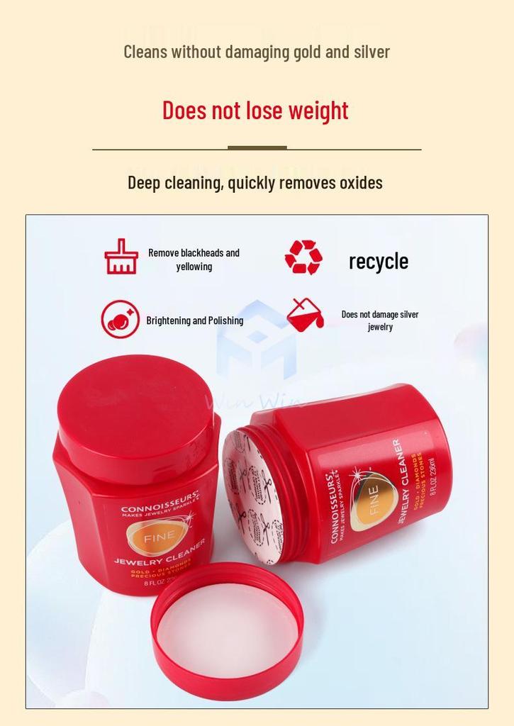 Nettoyant Lustrant pour Bijoux Argent et Or: Élimine l'oxydation, les taches et fait briller avec du papier essuie-tout