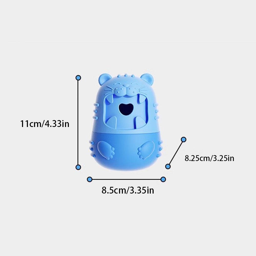 Dog Indestructible Treat Dispenser Ball - Interactive Slow Feeder Bowl Toy for Small/Medium Dogs to Burn Energy,