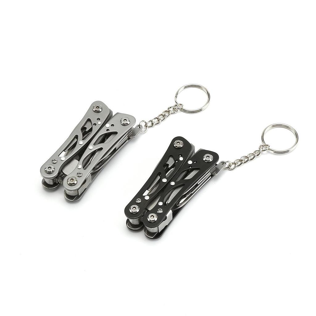 Outdoor Multifunktionale Edelstahl Klappzange - Mini Multitool für Haushaltsreparaturen