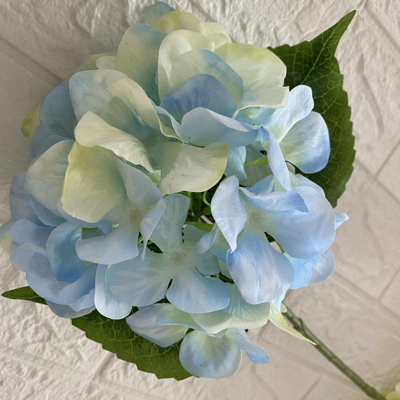 Silk Hydrangea Flowers 18in Realistic Wedding Home Decor Photography Props Gift