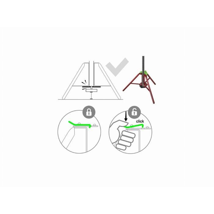 Trépied Presse Extensible - PIHER - 34050 - Serrer - Tube Ø30mm - Pratique Et Robuste