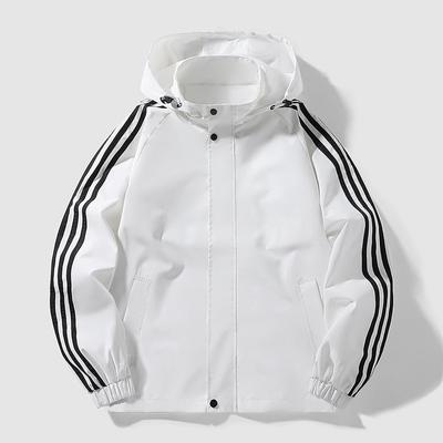 Pánská sportovní bunda pro volný čas High Street Sportovní bunda Patchwork Stripe Fashion
