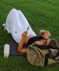 ERER Washed Jogger Pants White Melange