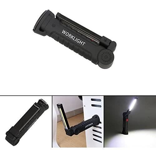 Lampe de travail - LED - 800Lm - Rechargeable - 5 modes - Base magnétique