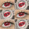 COD EYESHARE RAVEN BLACK Cosplay Contact Lenses Blood-red Halloween Eye Makeup Lens White/Black Crazy Cosplay Softlens