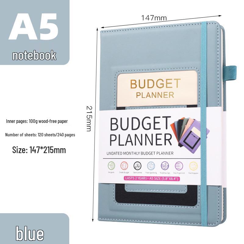 Undated Budget Book: Expense Tracker, Bill Manager & Financial Planner
