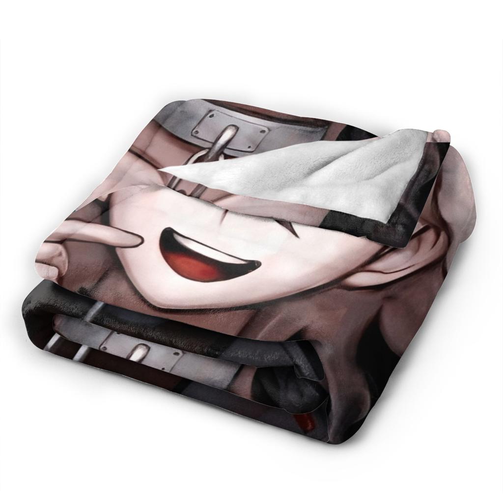 Danganronpa Nagito Komaeda Flannel Blankets Game Anime Novelty Throw Blanket for Home 125*100cm Warm