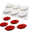 6 Cavity Sexy Lip Silicone Chocolate Mousse Mold Diy Handmade Dessert Soap Mould Cake Decorating Tools Kitchen Bakeware