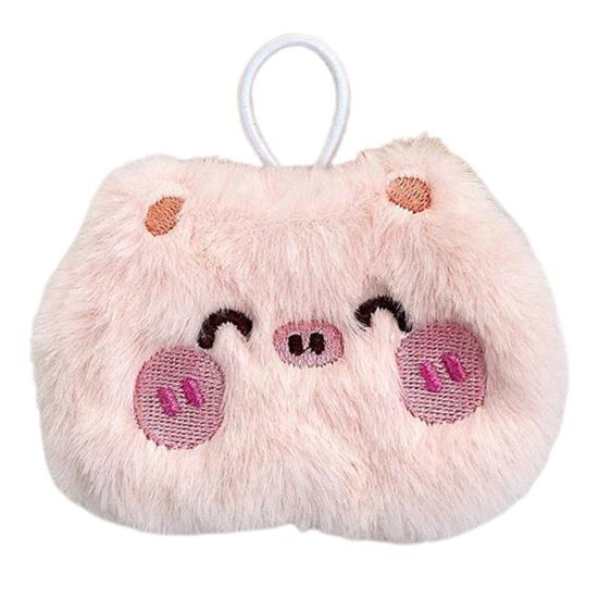 1 Set Self-heating Hand Warmer Lanyard Design Lovely Animal Shape Plush Adorable Winter Mini Hand Warmer for Office