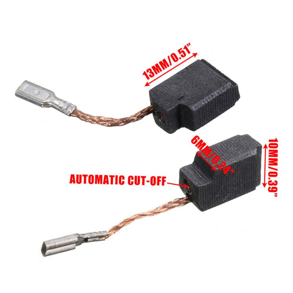 10pcs Carbon Brushes Graphite Brush For D28110 D28112 D28402 DWE46151 Grinder Replacement Parts Power Tool Accessories