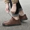 38-48 Herren Übergröße Einfache und Modische Lässige Lederschuhe Outdoor Low Cut Wanderschuhe