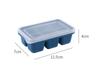 Safe and Odorless Silicone Ice Cube Tray with Cover 6 Cavity Ice Maker