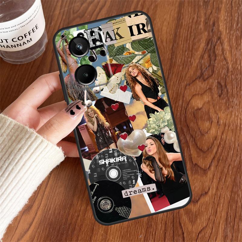 

Singer Shakira For Realme GT6 GT7 Pro 10 11 12 13 14 15 Pro Plus C55 C71 C65 C63 C61 C53 C67 C35 C75 Case Realme C31