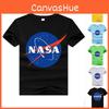 Κλασικό μπλουζάκι αστροναύτη της NASA για παιδιά με κομψό σχέδιο λαιμόκοψης Ο