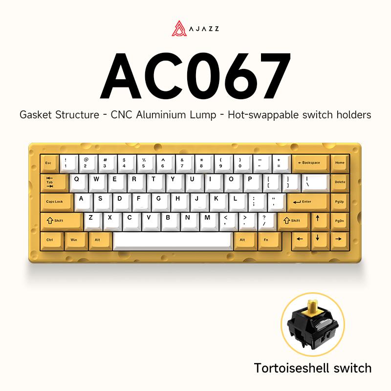 

AJAZZ AC067 Gaming Keyboard Backlit RGB Wired Keyboard жёлтый